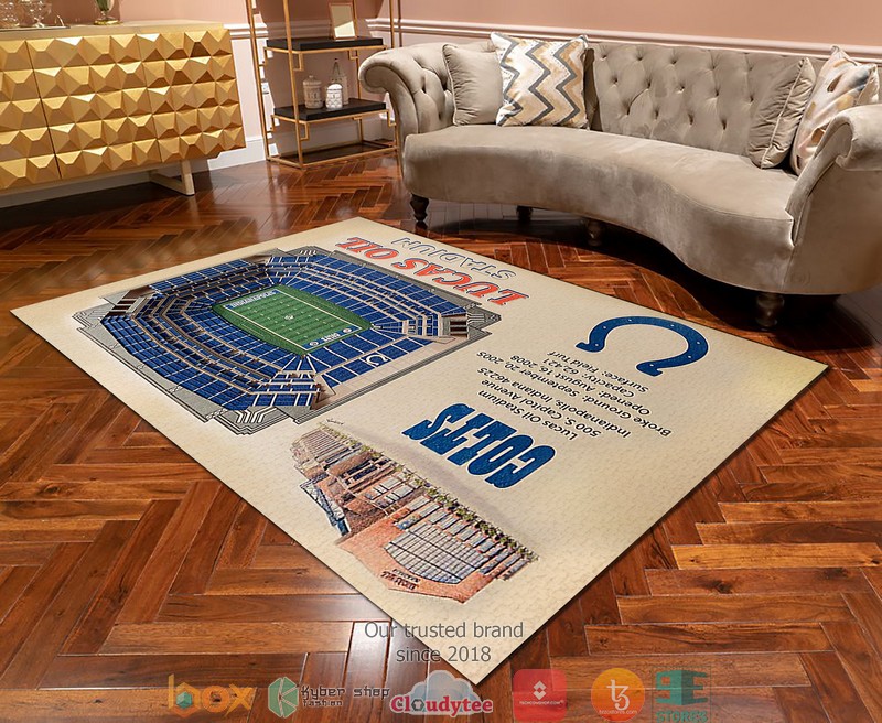 Indianapolis Colts Stadium Rug 2 Indianapolis Colts Stadium Rug 1