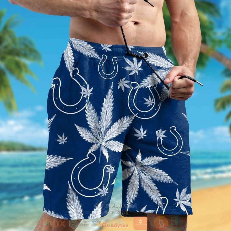 HOT Indianapolis Colts weed blue hawaii shirt, shorts 5 Indianapolis Colts weed blue hawaii shirt shorts 1 2 3 4