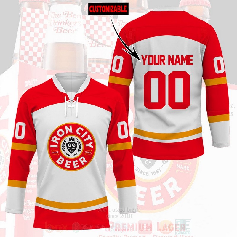BEST Iron City Beer Personalized Hockey Shirt 3 Iron City Beer Personalized Hockey Jersey Shirt