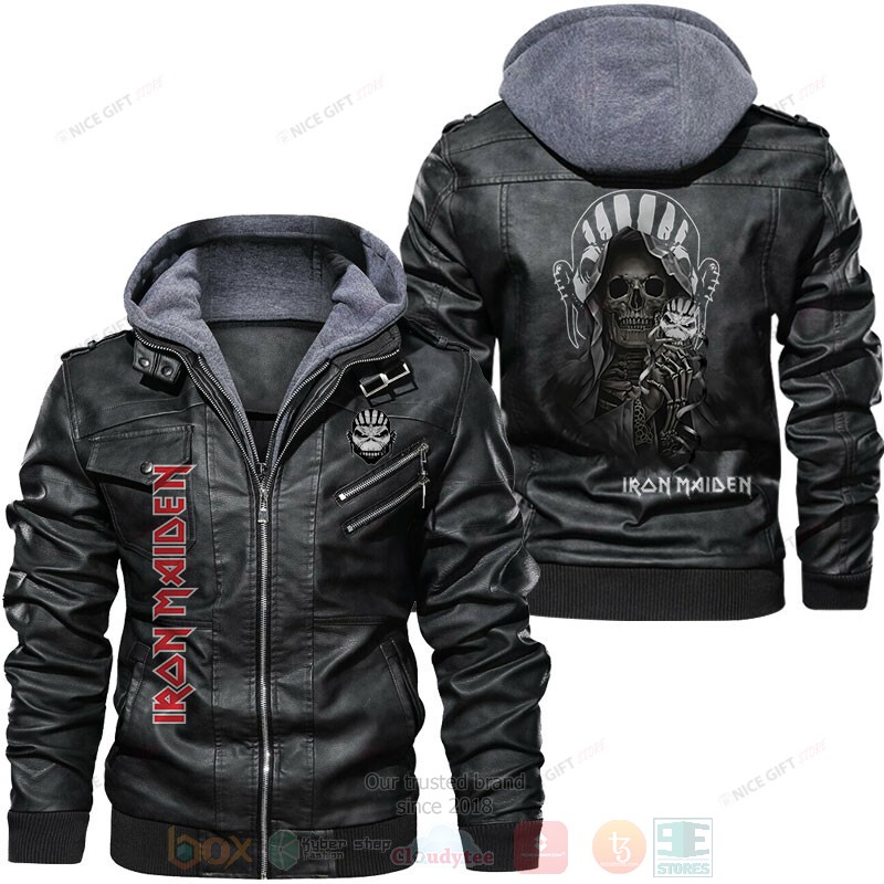 Iron Maiden Skull Leather Jacket