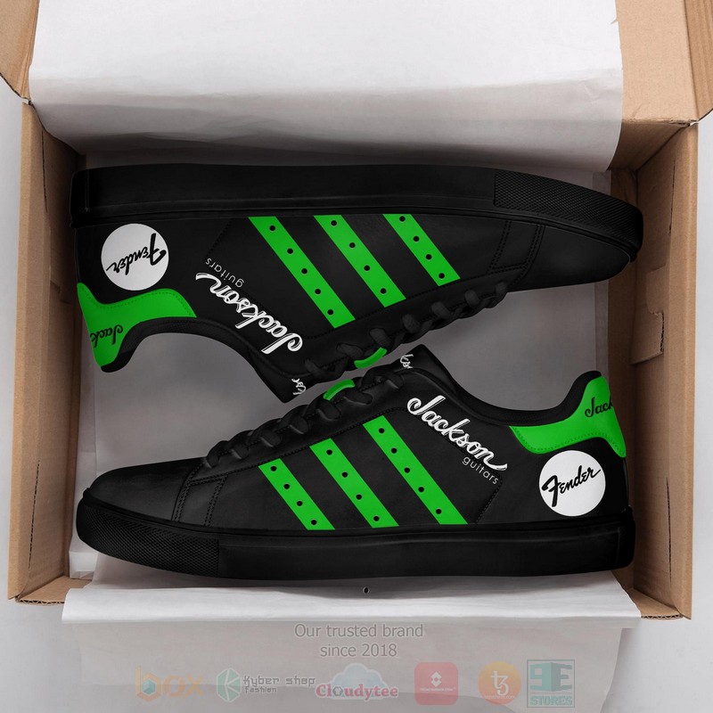 Jackson Guitar Green Stan Smith Low Top Shoes 1