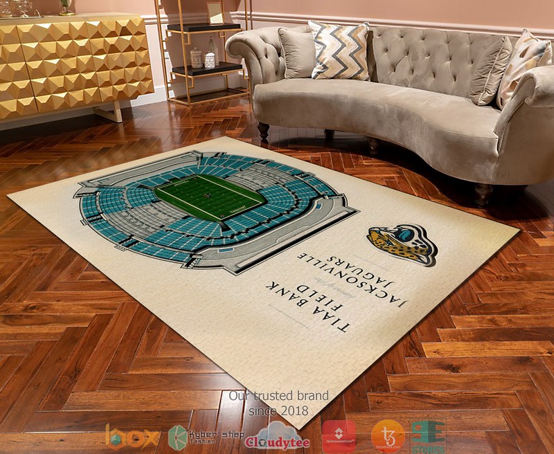 Jacksonville Jaguars Stadium Rug 2 Jacksonville Jaguars Stadium Rug 1