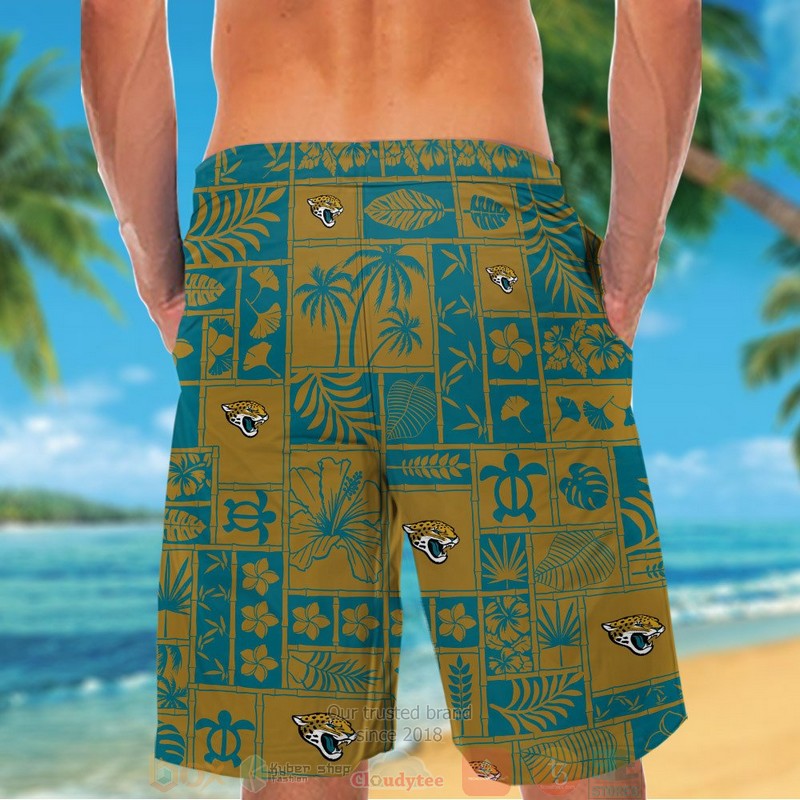 HOT Jacksonville Jaguars tropical plants gold hawaii shirt, shorts 6 Jacksonville Jaguars tropical plants gold hawaii shirt shorts 1 2 3 4 5