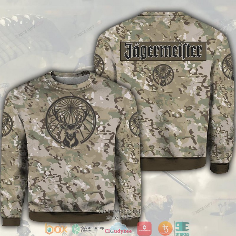 Jagermeister Camouflage Crewneck Sweatshirt 3 Jagermeister Camouflage Crewneck Sweatshirt