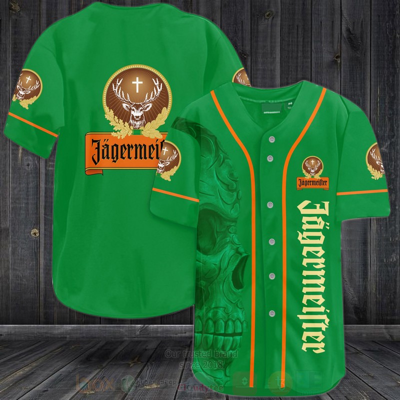 BEST Jagermeister Skull AOP Baseball Jersey 2 Jagermeister Skull Baseball Jersey Shirt