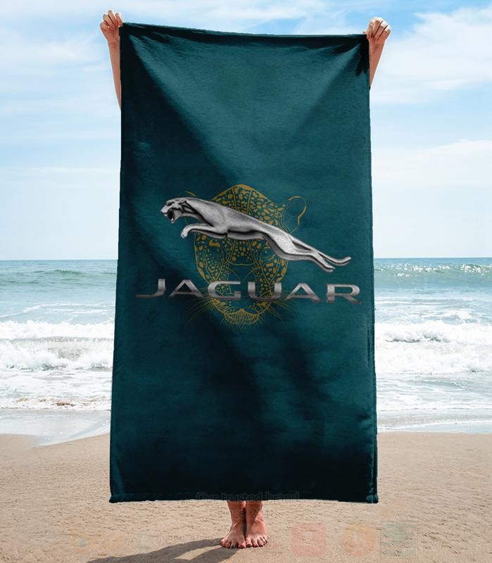 Jaguar Microfiber Beach Towel