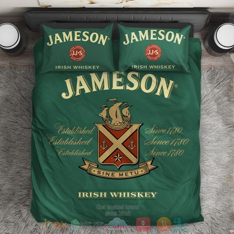 NEW Jameson Irish Whiskey duvet cover bedding set 3 Jameson Irish Whiskey bedding set