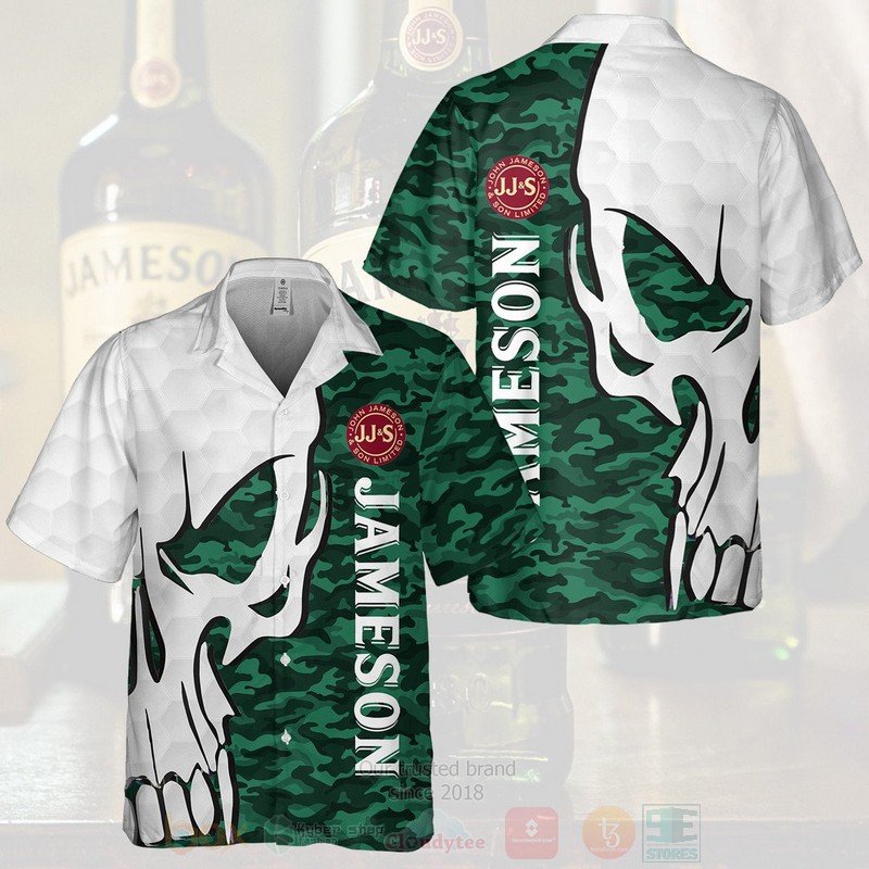 Jameson Skull Hawaiian Shirt