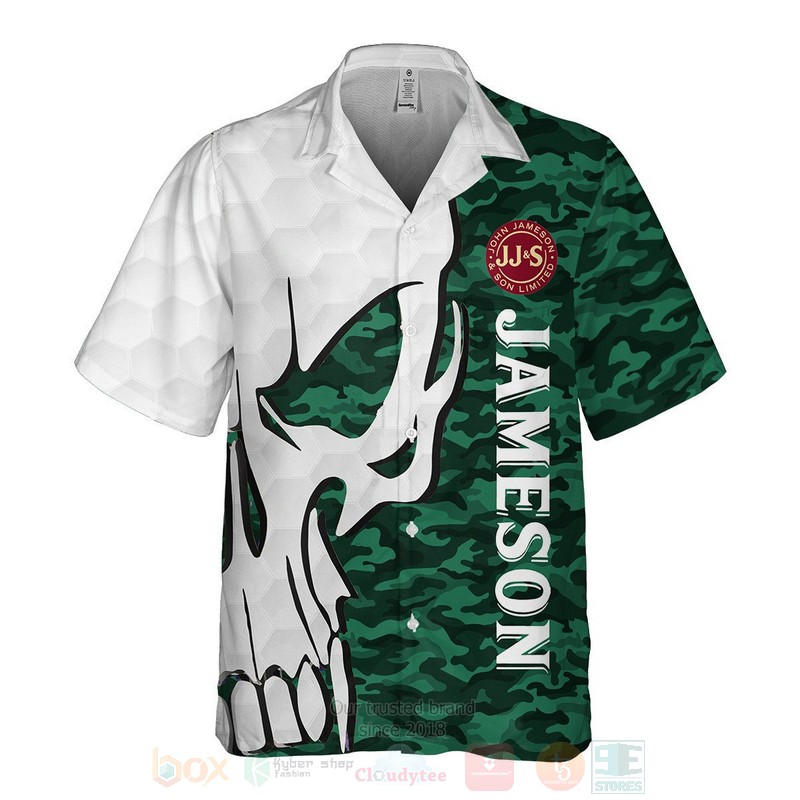 Jameson Skull Hawaiian Shirt 1