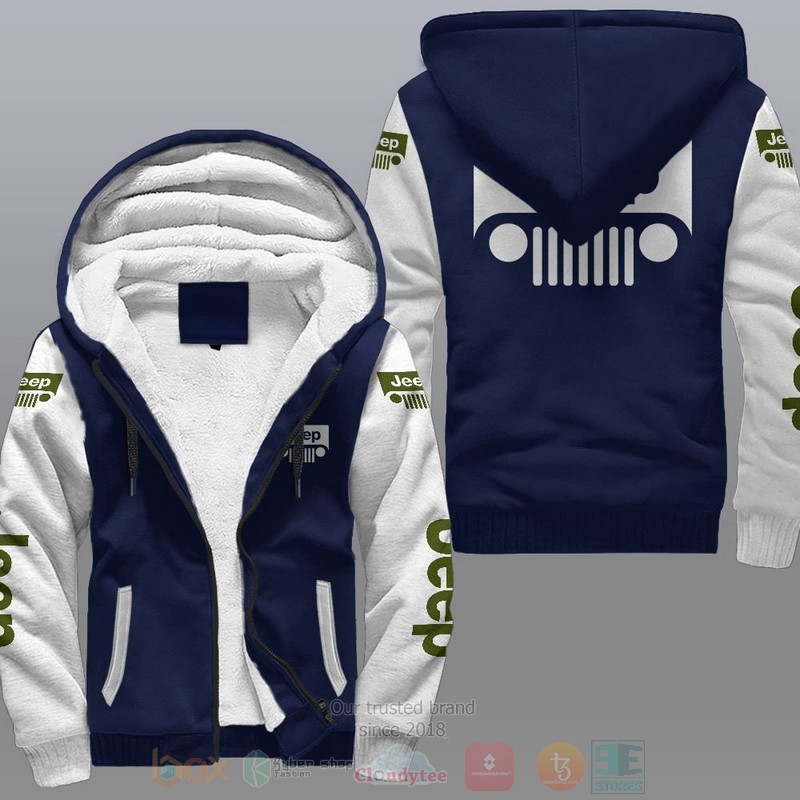 NEW Jeep Car Fleece Jacket 3 Jeep Car Fleece Hoodie 1 2
