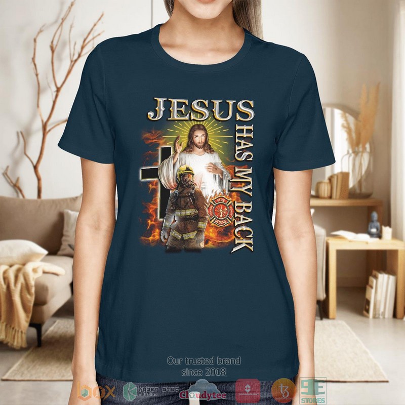 Jesus Has My Back Firefighter Shirt, Hoodie 6 Jesus Has My Back Firefighter Shirt Hoodie 1 2 3 4 5