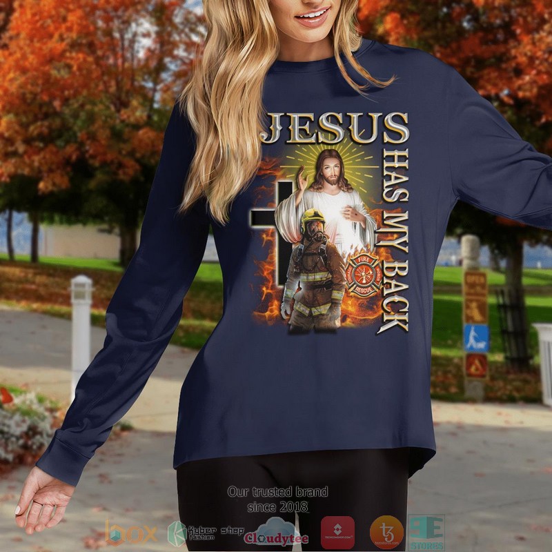 Jesus Has My Back Firefighter Shirt, Hoodie 12 Jesus Has My Back Firefighter Shirt Hoodie 1 2 3 4 5 6 7 8 9 10 11