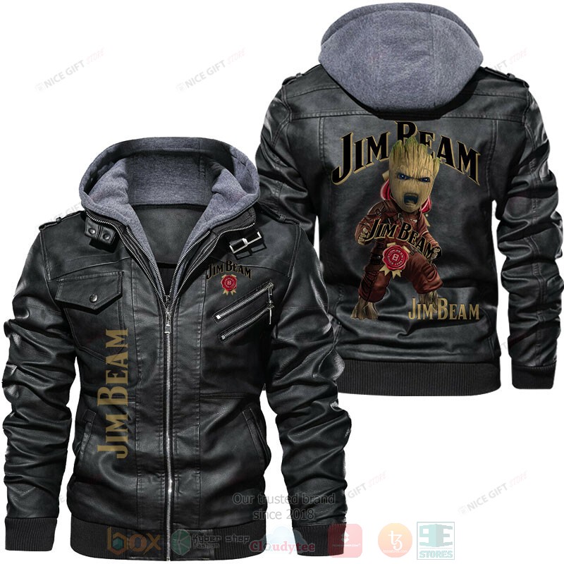 Jim Beam Baby Groot Leather Jacket