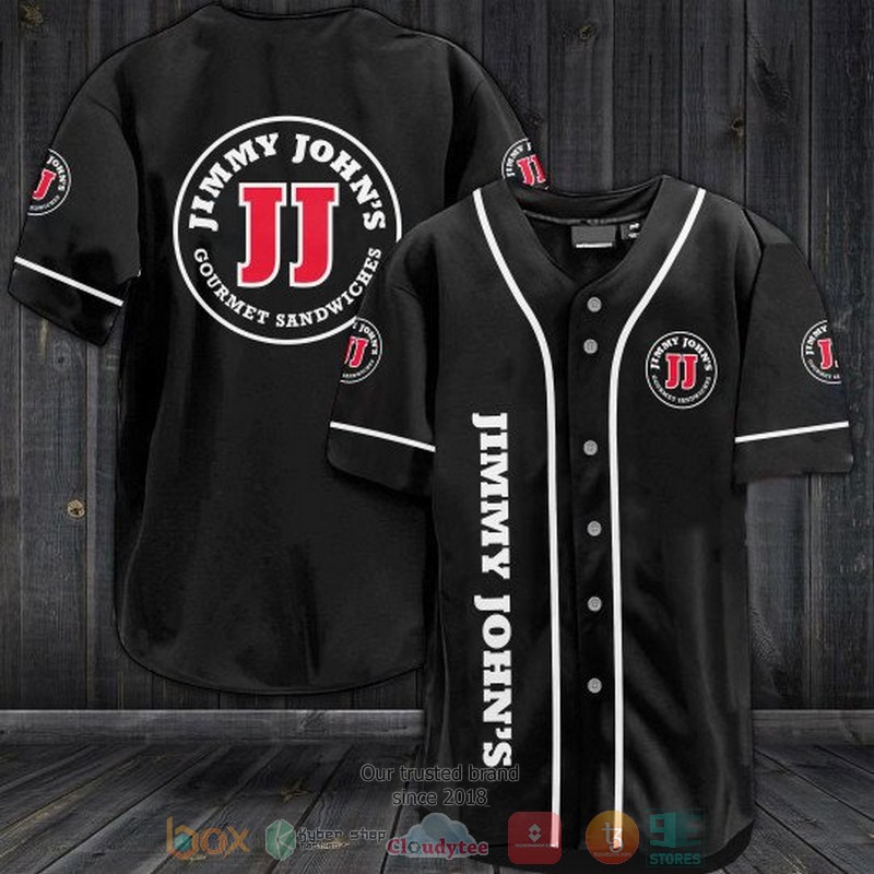 Jimmy Johns Gourmet sandwiches baseball jersey