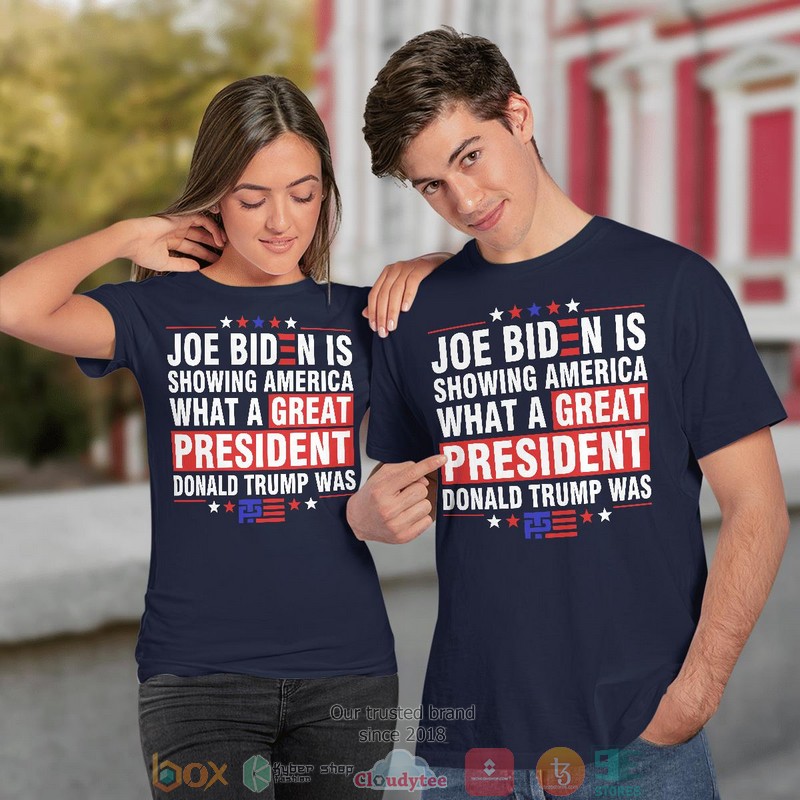 Joe Biden Is Showing America shirt long sleeve 1