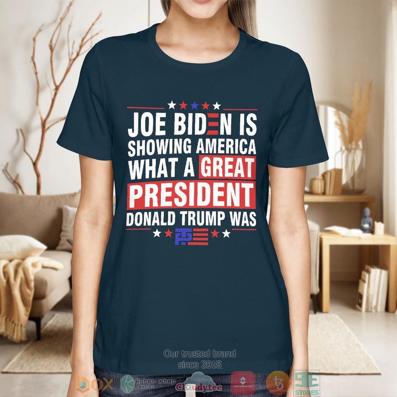 Joe Biden Is Showing America shirt long sleeve 1 2 3 4 5