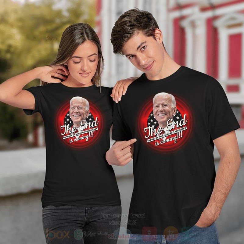 Joe Biden The End 2D Hoodie Shirt 1