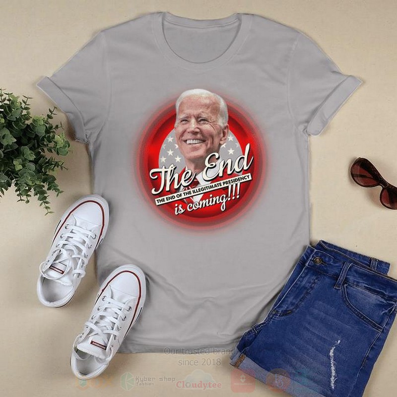 BEST Joe Biden The End Unisex 2D Shirt, Hoodie 5 Joe Biden The End 2D Hoodie Shirt 1 2 3 4