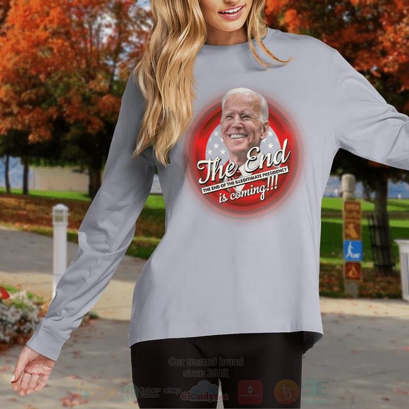 BEST Joe Biden The End Unisex 2D Shirt, Hoodie 12 Joe Biden The End 2D Hoodie Shirt 1 2 3 4 5 6 7 8 9 10 11