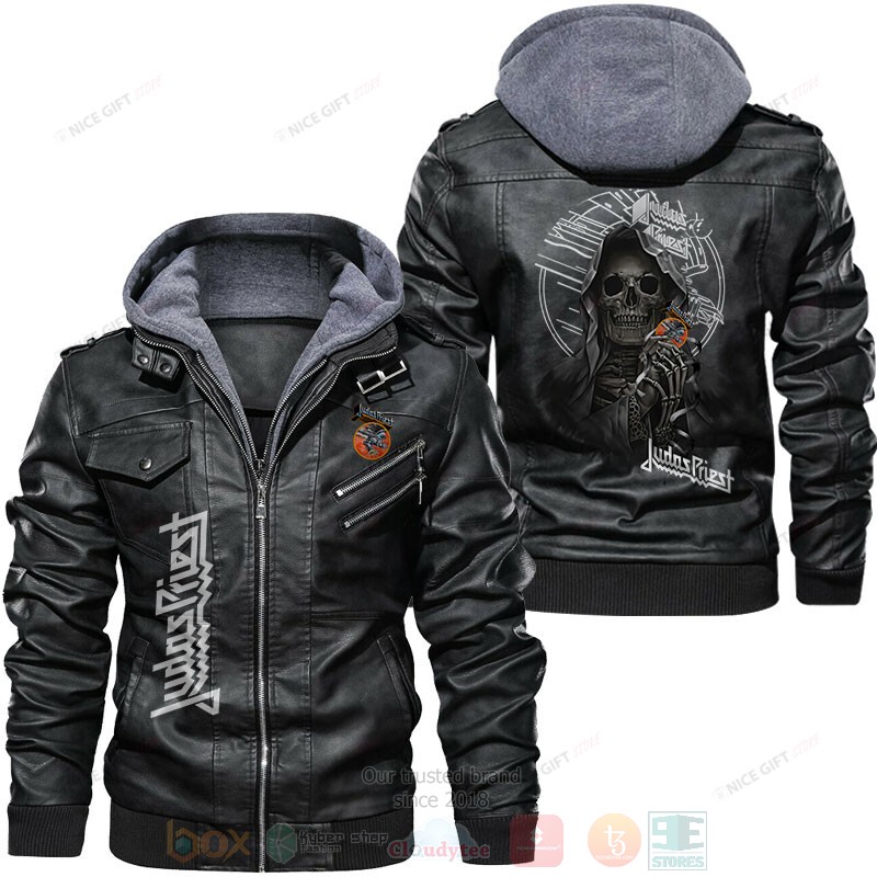 Judas Priest Skull Leather Jacket
