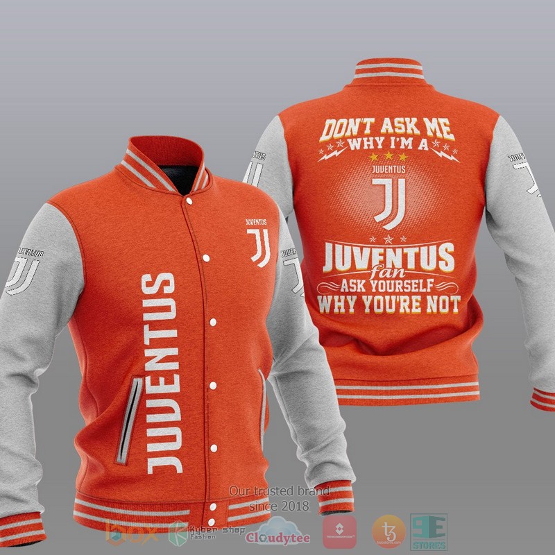 HOT Juventus Don T Ask Me Baseball Jacket 6 Juventus Don T Ask Me Baseball Jacket 1 2 3 4 5