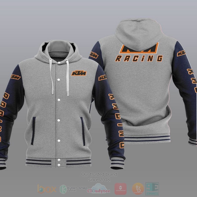 KTM Racing Car Baseball Jacket Hoodie 1