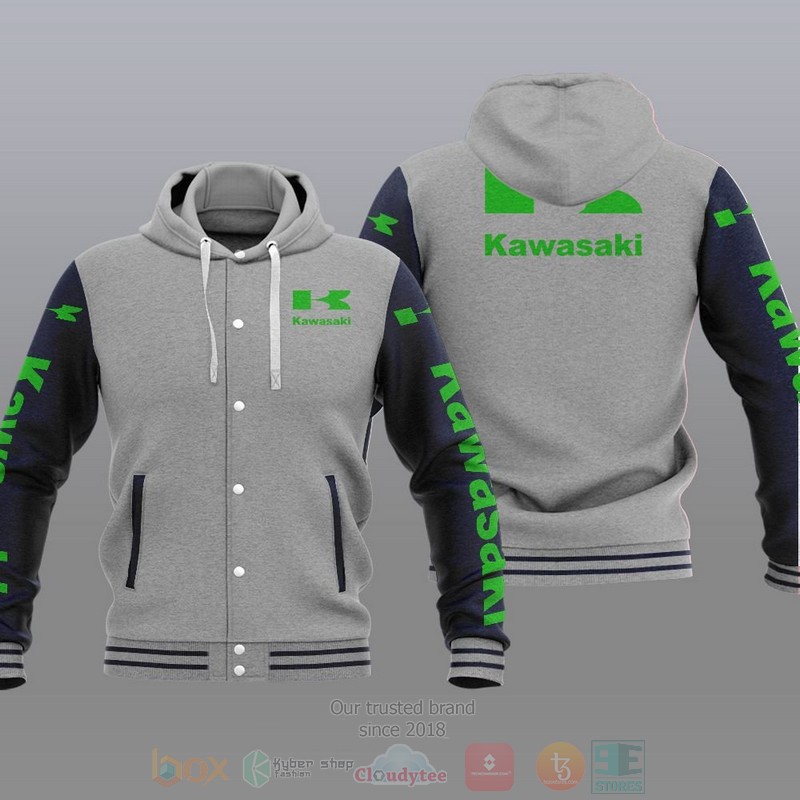 Kawasaki Car Baseball Jacket Hoodie 1