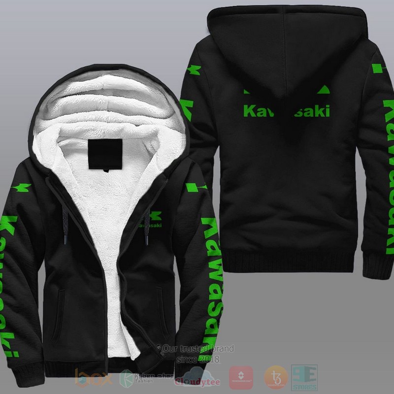 Kawasaki Car Fleece Hoodie