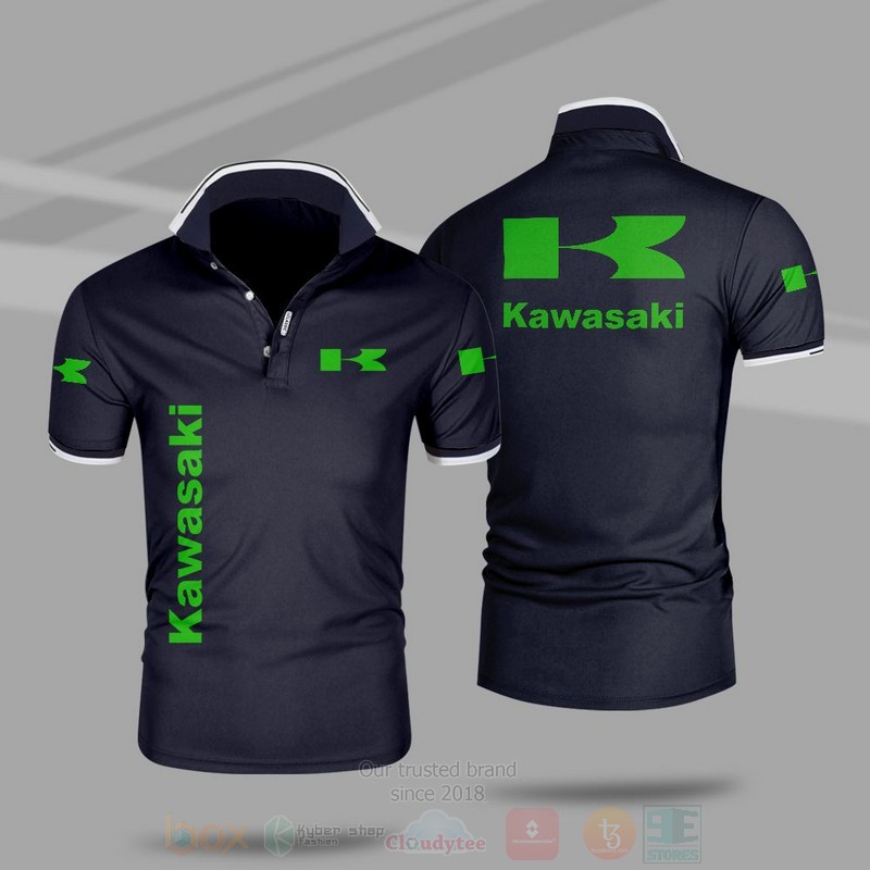 BEST Kawasaki Premium All Over Print Polo Shirt 5 Kawasaki Premium Polo Shirt 1 2 3 4