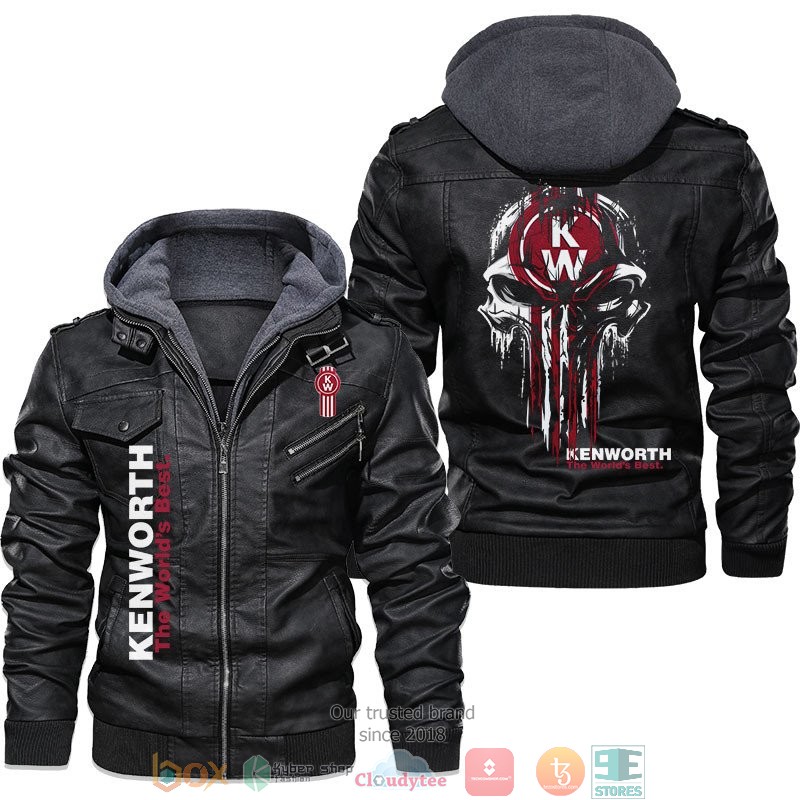 Kenworth The World's Best Punisher Skull Leather Jacket 5 Kenworth The Worlds Best Punisher Skull Leather Jacket