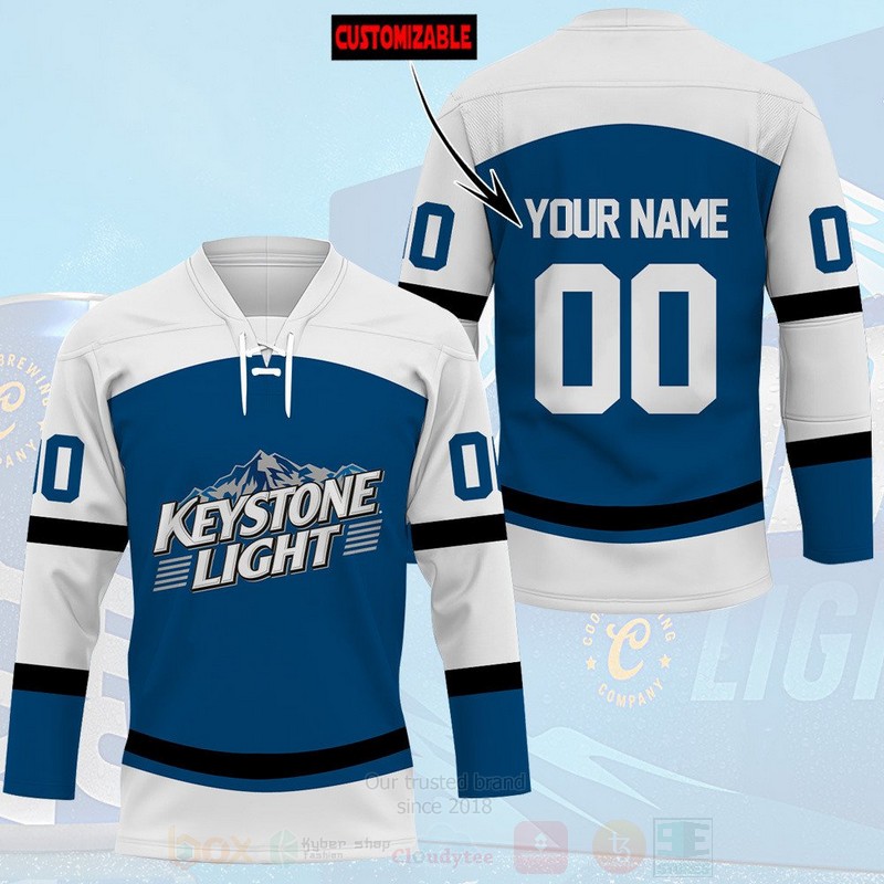 BEST Keystone Light Personalized Hockey Shirt 1 Keystone Light Personalized Hockey Jersey Shirt