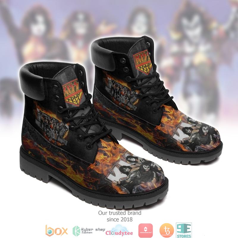Kiss Band Timberland Boots
