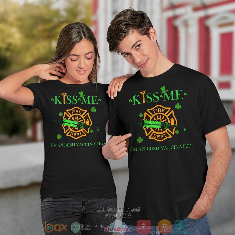 Kiss Me Firefighter Shirt Hoodie