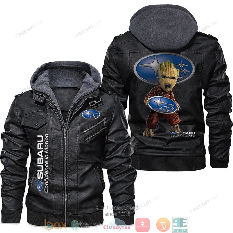 Subaru Baby Groot Leather Jacket