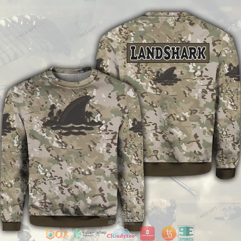 Landshark Lager Camouflage Crewneck Sweatshirt