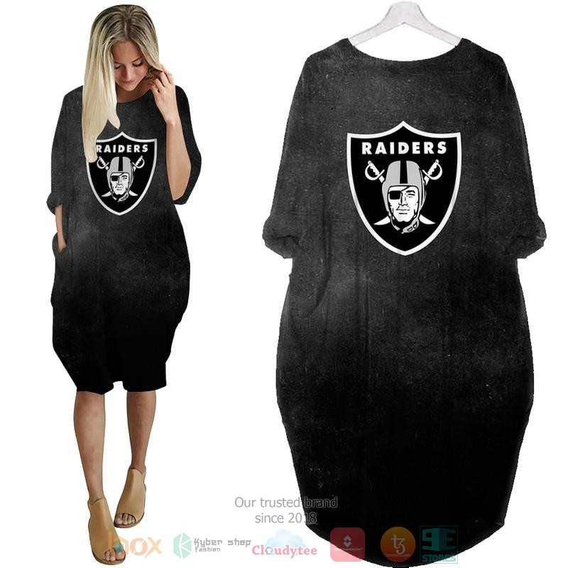 Las Vegas Raiders NFL black Pocket Dress