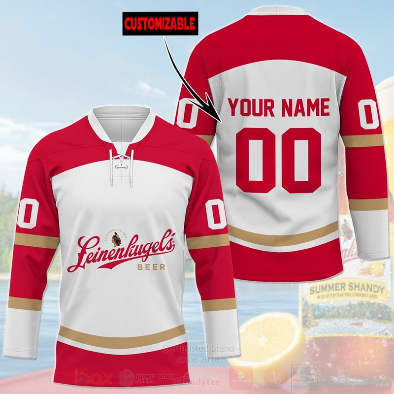 BEST Leinenkugels Beer Personalized Hockey Shirt 2 Leinenkugels Beer Personalized Hockey Jersey Shirt