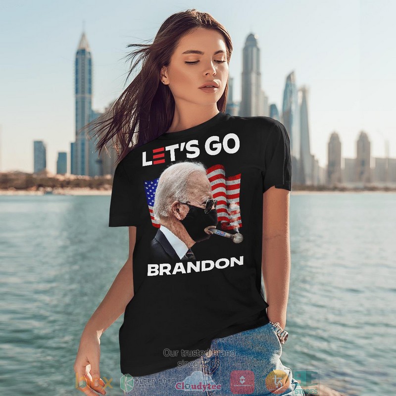 LetS Go Brandon Biden Smoking Crack Pipes 2 shirt long sleeve