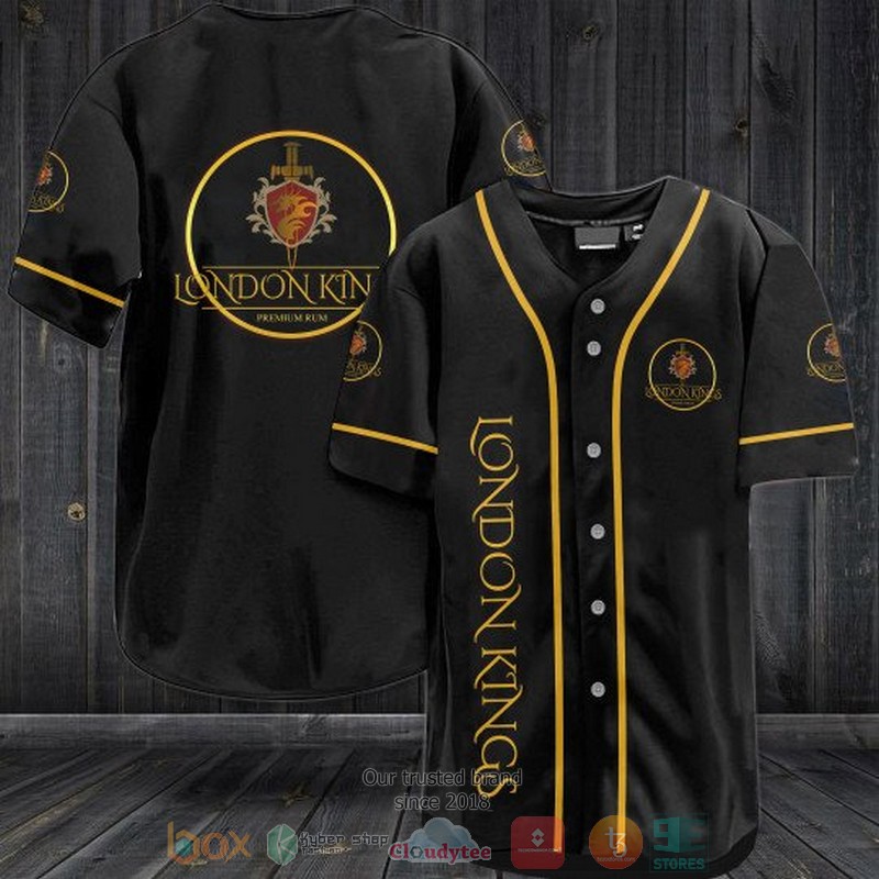 London Kings black baseball jersey