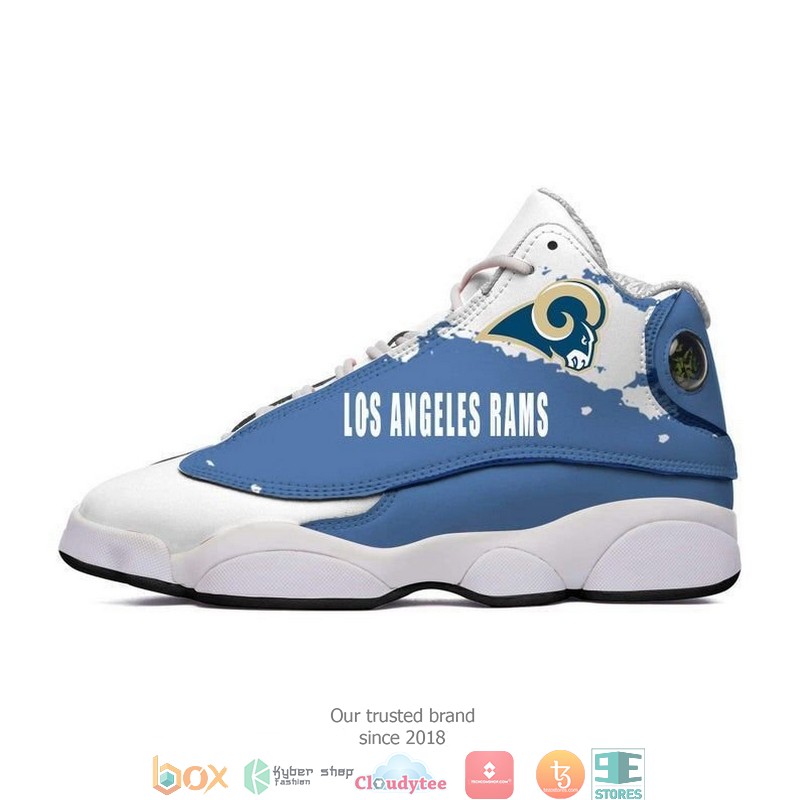Los Angeles Rams NFL colorful Air Jordan 13 Sneaker Shoes 1 Los Angeles Rams NFL colorful Air Jordan 13 Sneaker Shoes