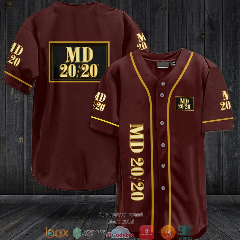 MD 20 20 Baseball Jersey Shirt