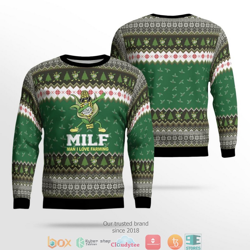 MILF Man I Love Farming Ugly Christmas Sweater
