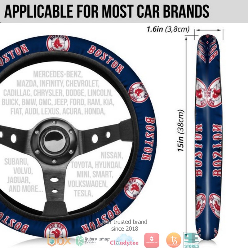 MLB Boston Red Sox Steering wheel 1 2 3 4 5 6 7 8