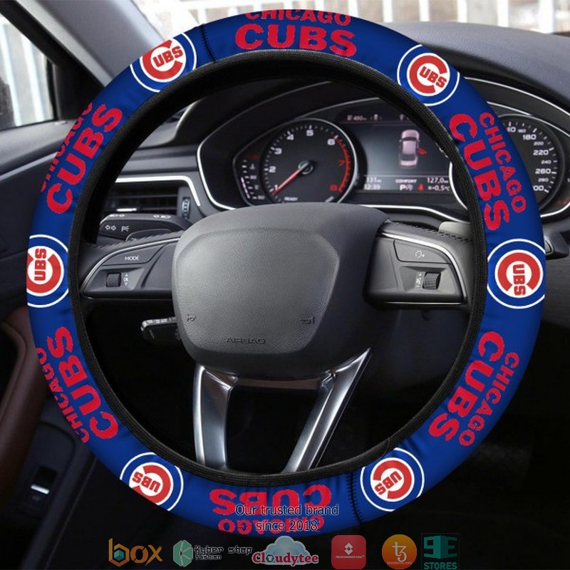 MLB Chicago Cubs Steering wheel 3 MLB Chicago Cubs Steering wheel 1 2