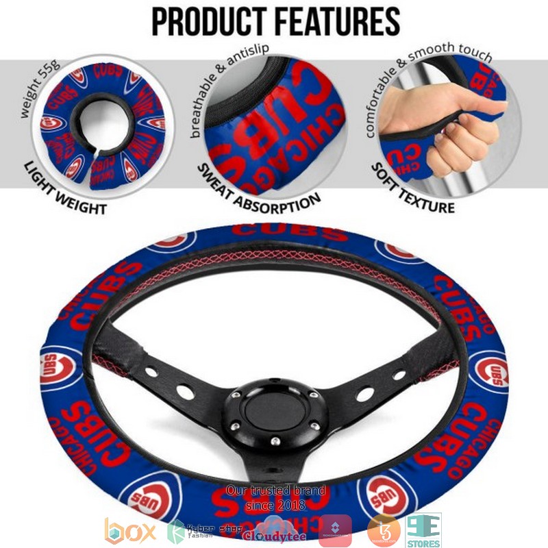 MLB Chicago Cubs Steering wheel 7 MLB Chicago Cubs Steering wheel 1 2 3 4 5 6