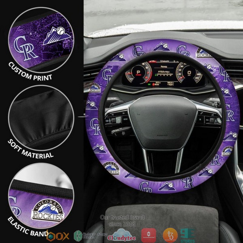 MLB Colorado Rockies Steering wheel 8 MLB Colorado Rockies Steering wheel 1 2 3 4 5 6 7