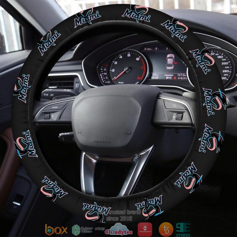 MLB Miami Marlins Steering wheel 3 MLB Miami Marlins Steering wheel 1 2
