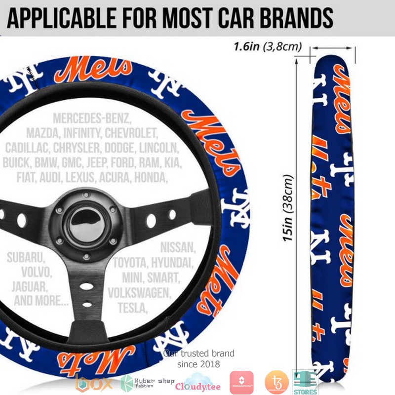 MLB New York Mets Steering wheel 1 2 3 4 5 6 7 8