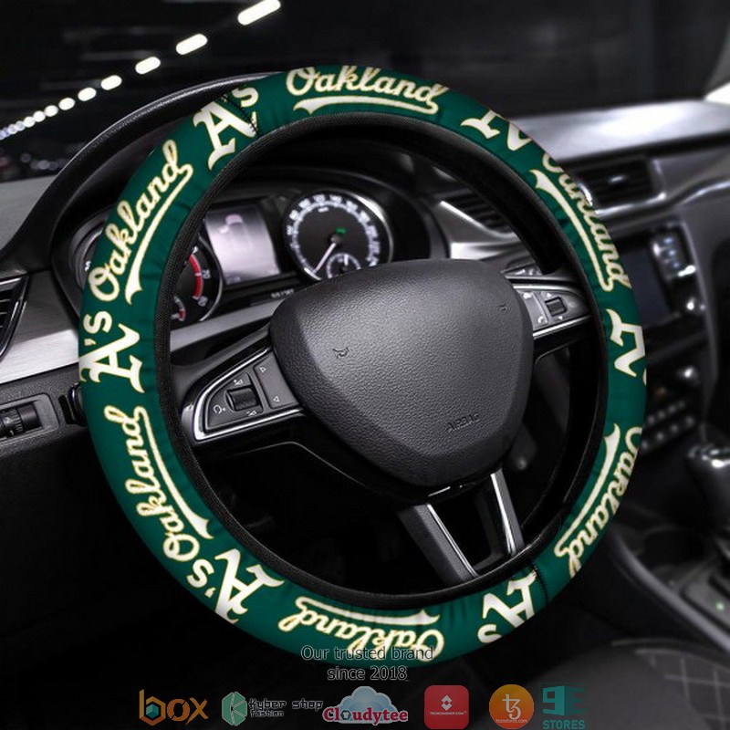MLB Oakland Athletics Green Steering wheel 5 MLB Oakland Athletics Green Steering wheel 1 2 3 4