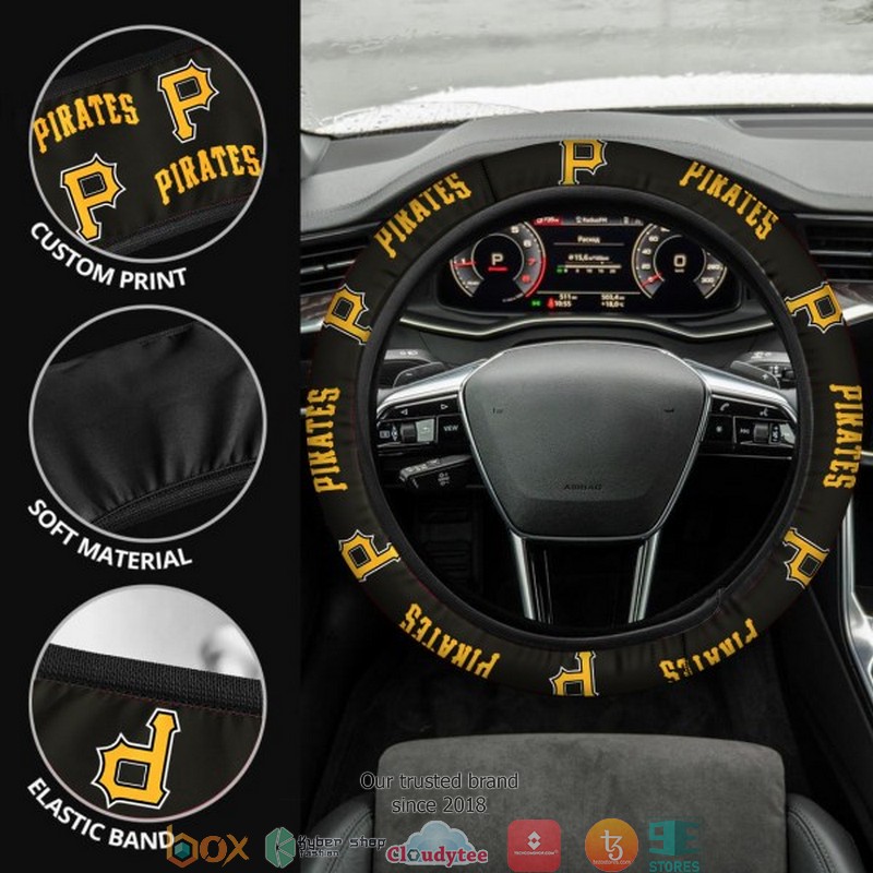 MLB Pittsburgh Pirates Black Steering wheel 8 MLB Pittsburgh Pirates Black Steering wheel 1 2 3 4 5 6 7
